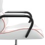 Silla gaming con masaje cuero sintético rosa y blanco de vidaXL, Sillones para videojuegos - Ref: Foro24-345565, Precio: 105,...