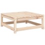 Taburete de jardín con cojín madera maciza de pino de vidaXL, Sofás modulares de exterior - Ref: Foro24-838094, Precio: 62,39...
