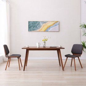 Sillas de comedor 2 unidades de tela gris de vidaXL, Sillas de comedor - Ref: Foro24-287384, Precio: 305,03 €, Descuento: %