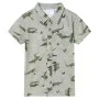 Camisa de niños caqui claro melange 92 de vidaXL, Camisetas para niños - Ref: Foro24-12104, Precio: 10,44 €, Descuento: %