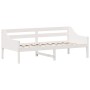 Sofá cama de madera maciza de pino blanco 100x200 cm de vidaXL, Camas y somieres - Ref: Foro24-842835, Precio: 125,69 €, Desc...