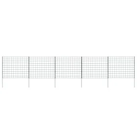Green arched garden fence set 77.3x26 cm by vidaXL, fence panels - Ref: Foro24-146102, Price: 65,32 €, Discount: %