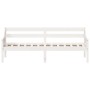 Sofá cama de madera maciza de pino blanco 100x200 cm de vidaXL, Camas y somieres - Ref: Foro24-842835, Precio: 125,69 €, Desc...