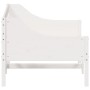 Sofá cama de madera maciza de pino blanco 100x200 cm de vidaXL, Camas y somieres - Ref: Foro24-842835, Precio: 125,69 €, Desc...