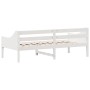 Sofá cama de madera maciza de pino blanco 100x200 cm de vidaXL, Camas y somieres - Ref: Foro24-842835, Precio: 125,69 €, Desc...