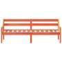 Sofá cama de madera maciza de pino marrón cera 100x200 cm de vidaXL, Camas y somieres - Ref: Foro24-842837, Precio: 122,31 €,...