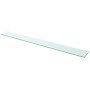 Panel de estante vidrio claro 110x12 cm en Estanterías | Comprar online en Foru.es
