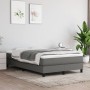Cama box spring con colchón tela gris oscuro 120x190 cm de vidaXL, Camas y somieres - Ref: Foro24-3269658, Precio: 360,74 €, ...