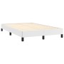 Cama box spring con colchón cuero sintético blanco 120x190 cm de vidaXL, Camas y somieres - Ref: Foro24-3269672, Precio: 395,...