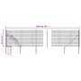 Cerca de alambre con pinchos de anclaje verde 0,8x10 m de vidaXL, Paneles de vallas - Ref: Foro24-154096, Precio: 100,66 €, D...