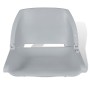 Asiento de barco con respaldo plegable sin cojín gris 48x51x41 cm de vidaXL, Piezas para veleros - Ref: Foro24-90417, Precio:...