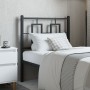 Cabecero de metal negro 75 cm de vidaXL, Cabeceros y pies de cama - Ref: Foro24-374267, Precio: 30,70 €, Descuento: %