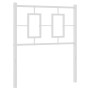 Cabecero de metal blanco 80 cm de vidaXL, Cabeceros y pies de cama - Ref: Foro24-374317, Precio: 28,80 €, Descuento: %