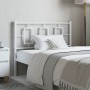 Cabecero de metal blanco 107 cm de vidaXL, Cabeceros y pies de cama - Ref: Foro24-374320, Precio: 33,42 €, Descuento: %