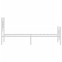 Estructura cama metal con cabecero y pie cama blanca 80x200 cm de vidaXL, Camas y somieres - Ref: Foro24-374299, Precio: 77,3...