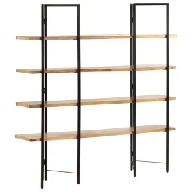 4-tier solid mango wood shelf 160x35x160 cm by vidaXL, Bookcases and shelves - Ref: Foro24-286603, Price: 280,37 €, Discount: %