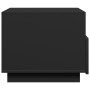 Mesa de centro con luces LED negro 50x49x40 cm de vidaXL, Mesas de centro - Ref: Foro24-839827, Precio: 69,76 €, Descuento: %