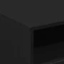 Mesa de centro con luces LED negro 50x49x40 cm de vidaXL, Mesas de centro - Ref: Foro24-839827, Precio: 72,21 €, Descuento: %