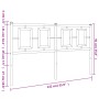 Cabecero de metal blanco 135 cm de vidaXL, Cabeceros y pies de cama - Ref: Foro24-374322, Precio: 42,63 €, Descuento: %