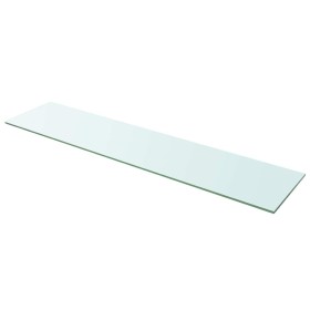 Panel de estante vidrio claro 110x25 cm en Estanterías | Comprar online en Foru.es