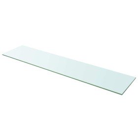 Panel de estante vidrio claro 110x25 cm en Estanterías | Comprar online en Foru.es