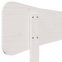 Cabecero de cama madera maciza de pino blanco 140 cm de vidaXL, Cabeceros y pies de cama - Ref: Foro24-844778, Precio: 40,60 ...