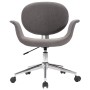 Silla de comedor giratoria de tela gris de vidaXL, Sillas de comedor - Ref: Foro24-287395, Precio: 145,68 €, Descuento: %