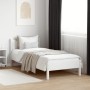Estructura de cama madera maciza de pino blanco 90x200 cm de vidaXL, Camas y somieres - Ref: Foro24-844738, Precio: 92,76 €, ...