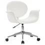 Silla de comedor giratoria cuero sintético blanco de vidaXL, Sillas de comedor - Ref: Foro24-287392, Precio: 144,47 €, Descue...