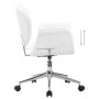 Silla de comedor giratoria cuero sintético blanco de vidaXL, Sillas de comedor - Ref: Foro24-287392, Precio: 144,47 €, Descue...