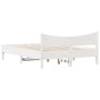 Estructura de cama madera maciza de pino blanco 120x190 cm de vidaXL, Camas y somieres - Ref: Foro24-844750, Precio: 119,86 €...