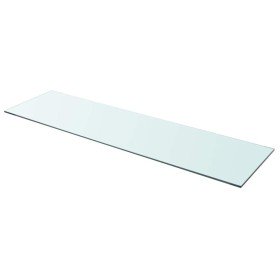 Panel de estante vidrio claro 110x30 cm en Estanterías | Comprar online en Foru.es