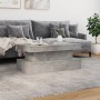 Mesa de centro con luces LED gris hormigón 90x50x40 cm de vidaXL, Mesas de centro - Ref: Foro24-839850, Precio: 101,49 €, Des...