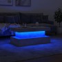 Mesa de centro con luces LED gris hormigón 90x50x40 cm de vidaXL, Mesas de centro - Ref: Foro24-839850, Precio: 101,49 €, Des...