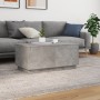 Mesa de centro con luces LED gris hormigón 90x50x40 cm de vidaXL, Mesas de centro - Ref: Foro24-839878, Precio: 64,57 €, Desc...
