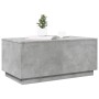 Mesa de centro con luces LED gris hormigón 90x50x40 cm de vidaXL, Mesas de centro - Ref: Foro24-839878, Precio: 64,57 €, Desc...