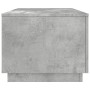 Mesa de centro con luces LED gris hormigón 90x50x40 cm de vidaXL, Mesas de centro - Ref: Foro24-839878, Precio: 64,57 €, Desc...
