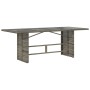 Set comedor jardín 7 pzas y cojines ratán sintético gris de vidaXL, Conjuntos de jardín - Ref: Foro24-3213492, Precio: 530,10...