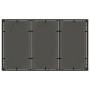 Mesa de jardín superficie de vidrio ratán PE negro 150x90x75 cm de vidaXL, Mesas de jardín - Ref: Foro24-365531, Precio: 144,...