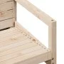 Silla de jardín madera maciza de pino 57,5x63x76 cm de vidaXL, Sillas de jardín - Ref: Foro24-832547, Precio: 63,30 €, Descue...