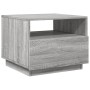 Mesa de centro con luces LED gris Sonoma 50x49x40 cm de vidaXL, Mesas de centro - Ref: Foro24-839831, Precio: 69,84 €, Descue...