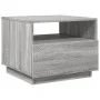 Mesa de centro con luces LED gris Sonoma 50x49x40 cm de vidaXL, Mesas de centro - Ref: Foro24-839831, Precio: 68,18 €, Descue...