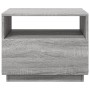 Mesa de centro con luces LED gris Sonoma 50x49x40 cm de vidaXL, Mesas de centro - Ref: Foro24-839831, Precio: 69,84 €, Descue...