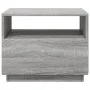Mesa de centro con luces LED gris Sonoma 50x49x40 cm de vidaXL, Mesas de centro - Ref: Foro24-839831, Precio: 68,18 €, Descue...