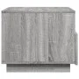 Mesa de centro con luces LED gris Sonoma 50x49x40 cm de vidaXL, Mesas de centro - Ref: Foro24-839831, Precio: 68,18 €, Descue...