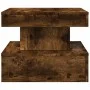 Mesa de centro con luces LED roble ahumado 50x50x40 cm de vidaXL, Mesas de centro - Ref: Foro24-839844, Precio: 75,37 €, Desc...