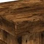 Mesa de centro con luces LED roble ahumado 50x50x40 cm de vidaXL, Mesas de centro - Ref: Foro24-839844, Precio: 75,37 €, Desc...