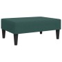 Reposapiés de terciopelo verde oscuro 77x55x31 cm de vidaXL, Otomanas - Ref: Foro24-379559, Precio: 70,01 €, Descuento: %