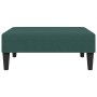 Reposapiés de terciopelo verde oscuro 77x55x31 cm de vidaXL, Otomanas - Ref: Foro24-379559, Precio: 70,01 €, Descuento: %