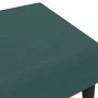Reposapiés de terciopelo verde oscuro 77x55x31 cm de vidaXL, Otomanas - Ref: Foro24-379559, Precio: 69,03 €, Descuento: %